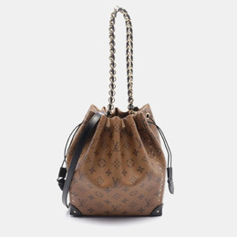 Louis Vuitton: Коричневая сумка 