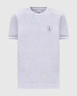 Brunello Cucinelli: Сірі футболки 