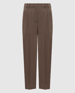 Brunello Cucinelli: Коричневые брюки 