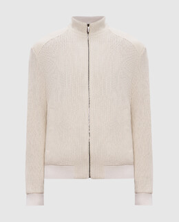 Canali: Бежевая куртка 