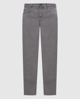 Canali: Серые джинсы 