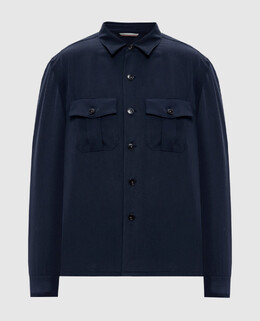 Canali: Синяя рубашка 