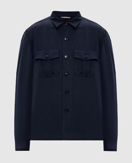 Canali: Синяя рубашка 