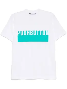pushBUTTON: Футболка с принтом 