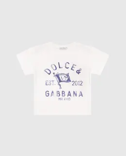 Dolce&Gabbana: Белая футболка 