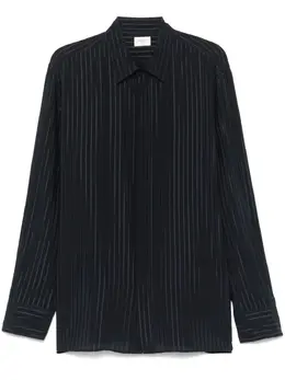 Saint Laurent: Рубашка в полоску 