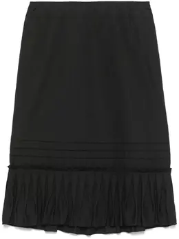 Prada Pre-Owned: Плиссированная юбка 