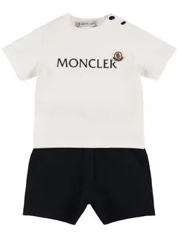 MONCLER: Хлопковая футболка 