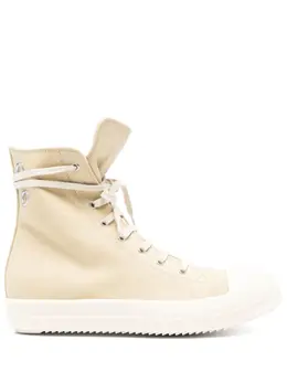 Rick Owens DRKSHDW: Бежевые кроссовки 