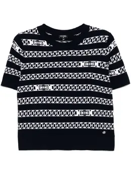 CHANEL Pre-Owned: Свитер с коротким рукавом 