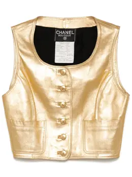 CHANEL Pre-Owned: Жилет без рукава 