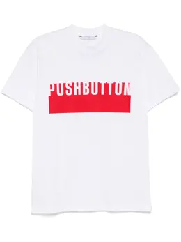 pushBUTTON: Футболка с принтом 