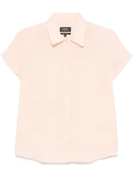 A.P.C.: Оранжевая рубашка 