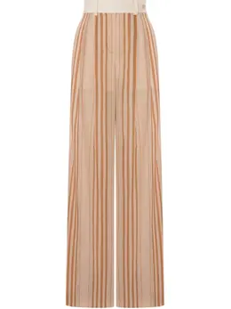 Alberta Ferretti: Брюки в полоску 