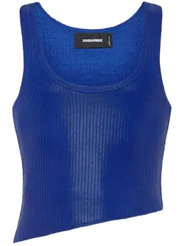 DSQUARED2: Голубая майка  Tank