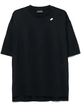 Emporio Armani: Голубая футболка 