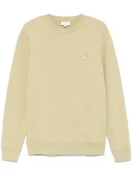 Maison Kitsuné: Зелёный свитшот 