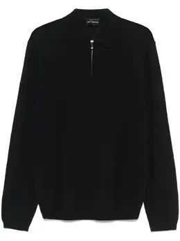Emporio Armani: Поло из шерсти 