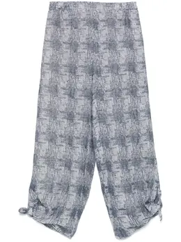 Emporio Armani: Жаккардовые брюки 