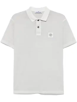 Stone Island: Светлое поло  Compass