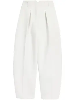 Jacquemus: Белые брюки 