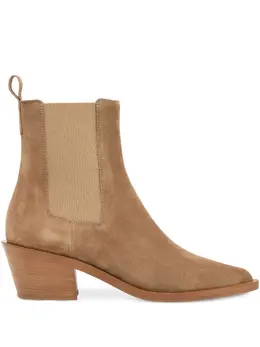 Gianvito Rossi: Коричневые ботинки 