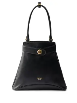 Prada: Чёрная сумка-шоппер 