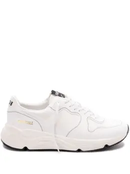 Golden Goose: Белые кроссовки  Running Sole