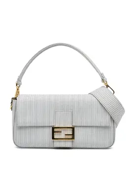 Fendi Pre-Owned: Сумка в полоску 