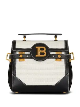 Balmain: Тёмная сумка-шоппер  B-Buzz 23