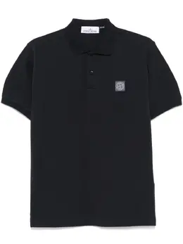 Stone Island: Синее поло  Compass
