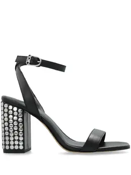 Michael Michael Kors: Чёрные сандалии 