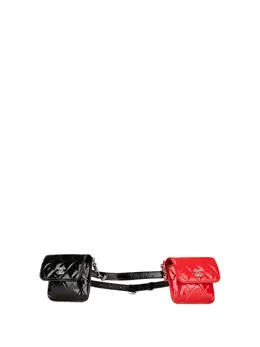 CHANEL Pre-Owned: Чёрная поясная сумка 