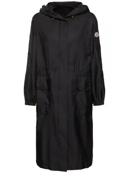 MONCLER: Пальто с капюшоном 