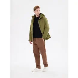 UNITED COLORS OF BENETTON: Куртка цвета хаки 