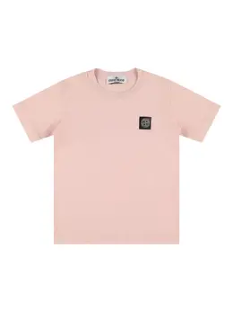 STONE ISLAND JUNIOR: Хлопковая футболка 
