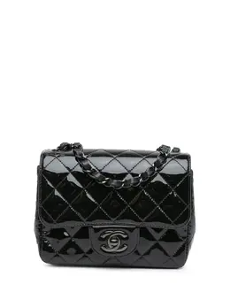 CHANEL Pre-Owned: Чёрная сумка через плечо 