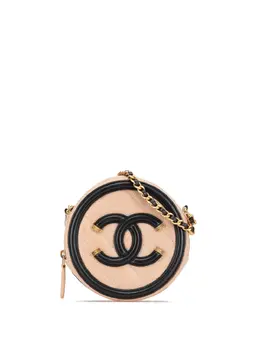 CHANEL Pre-Owned: Коричневая сумка через плечо 