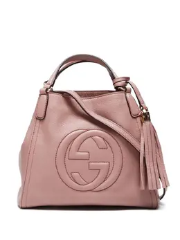 Gucci Pre-Owned: Розовая сумка-шоппер 