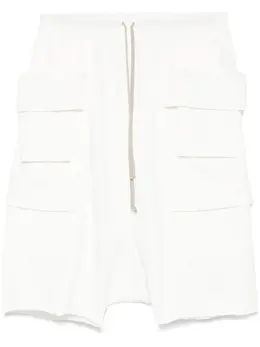 Rick Owens DRKSHDW: Белые шорты 