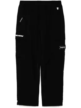 AAPE BY *A BATHING APE®: Чёрные брюки 