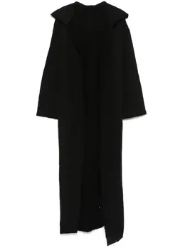 Rick Owens DRKSHDW: Чёрное пальто 