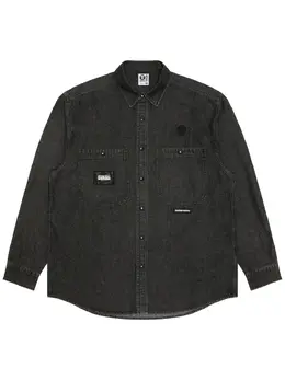 AAPE BY *A BATHING APE®: Чёрная рубашка 
