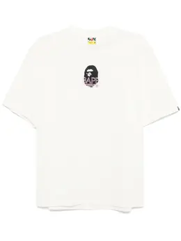 A BATHING APE®: Белая футболка 