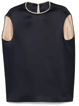 Carven: Синий топ 