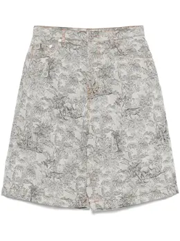 ETRO: Жаккардовые шорты 