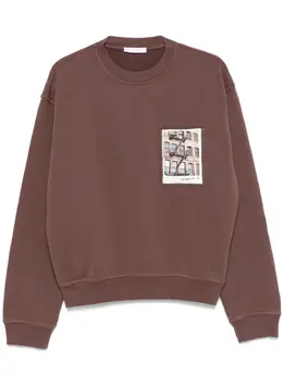 Helmut Lang: Коричневый свитшот 