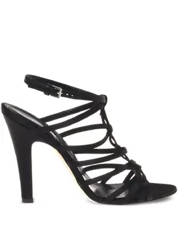 Alberta Ferretti: Чёрные сандалии 