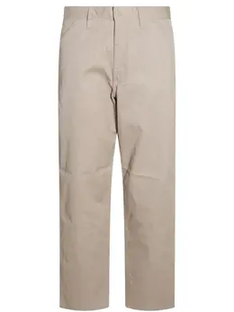 Carhartt WIP: Бежевые брюки 