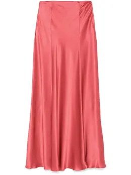 Alberta Ferretti: Атласная юбка 